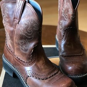 Ariat Fatbaby Saddle Boots- With Box